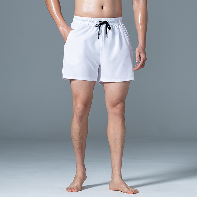 Pantalones cortos de hombre de verano sueltos pantalones grandes para correr deportivo pantalones de secado transpirables de hielo recto