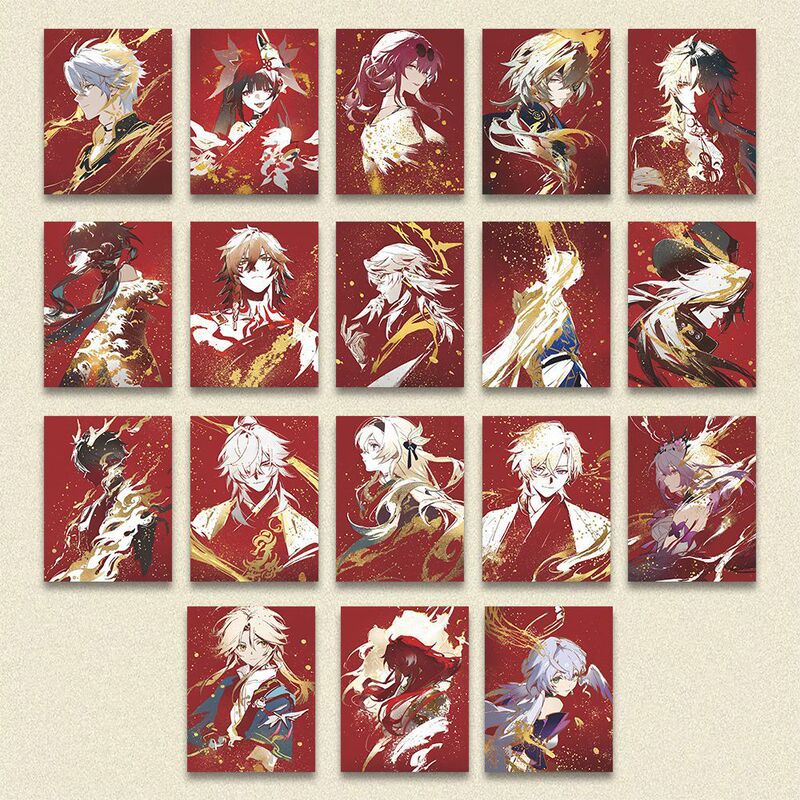72 Honkai: Star Rail Postcards and Small Cards Featuring Handsome Anime Characters, Exquisite Game Merchandise 72 Honkai: Star Rail Postcards and Small Cards Featuring Handsome Anime Characters, Exquisite Game Merchandise