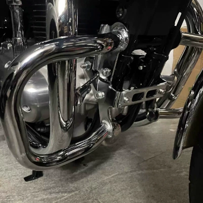 Motorcycle bumper W650 W800 Modified Bumper - guardrail-chrome-plated