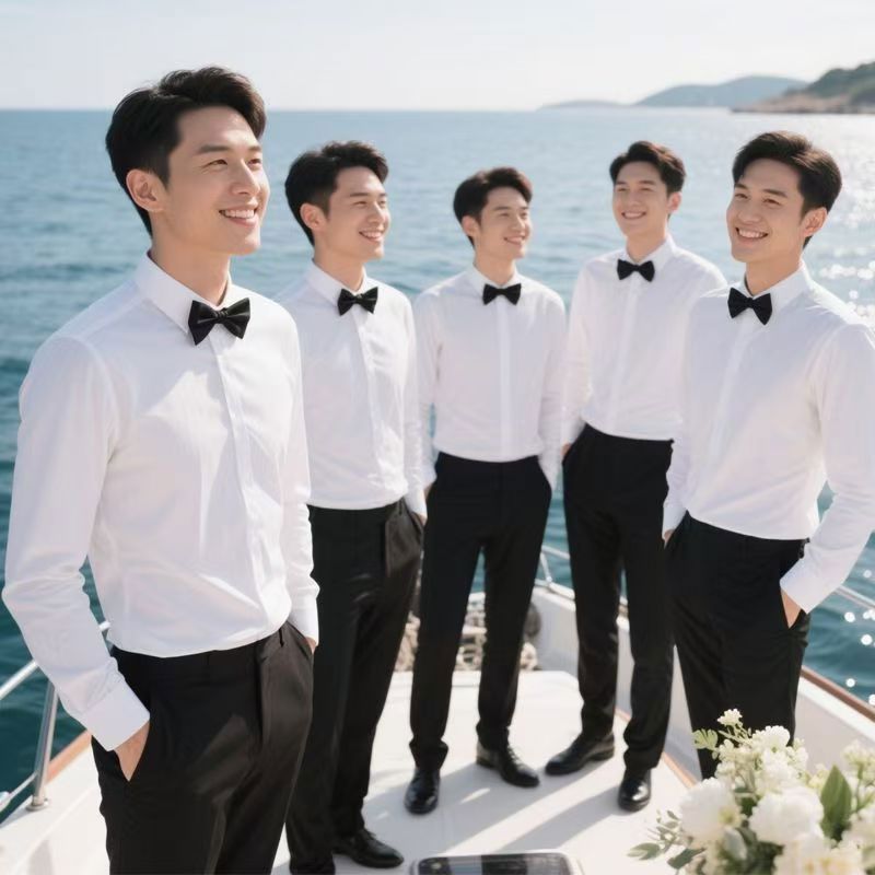 Shirts, Shirts, Suits, Groom's Suits, Wedding Men's Suits, Summer Clothes, Groomsmen Vests, Dresses, Long-Sleeved Brothers