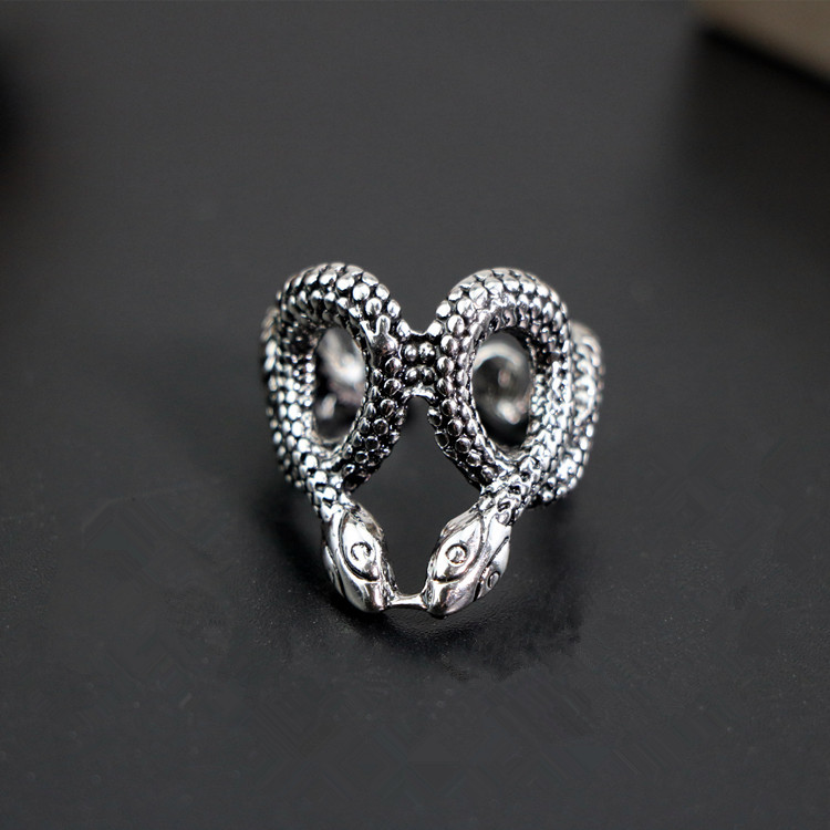 Hip-hop Cool Style Animal Eye Rhombus Alloy Plating Unisex Rings display picture 7