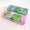 Plastic pencil case for elementary school students, sharpener, cartoon stationery, storage box, for every day