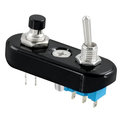 switch, start and stop multi-function – Motosiklet ləvazimatları və aksesuarları - single-reset-button-switch-second-gear-black