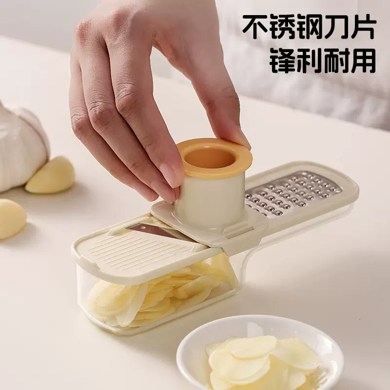 家用多功能磨蒜器创意蒜蓉器捣蒜压蒜器蒜泥剥蒜器厨房切小工具