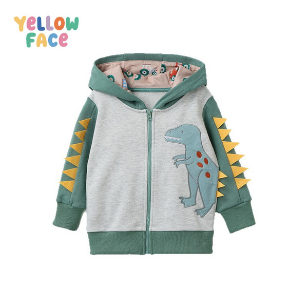 demi-season hoody with zipper with hood for boys