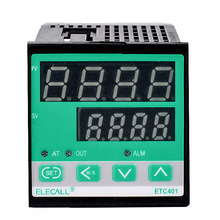 伊莱科ETC401-21A智能温控器数显PID/SSR温度控制上下限回差调节