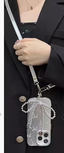 Estilo coreano ins arco oso iPhone15 nicho hembra 15ProMax para apple 12/11 teléfono caso 14