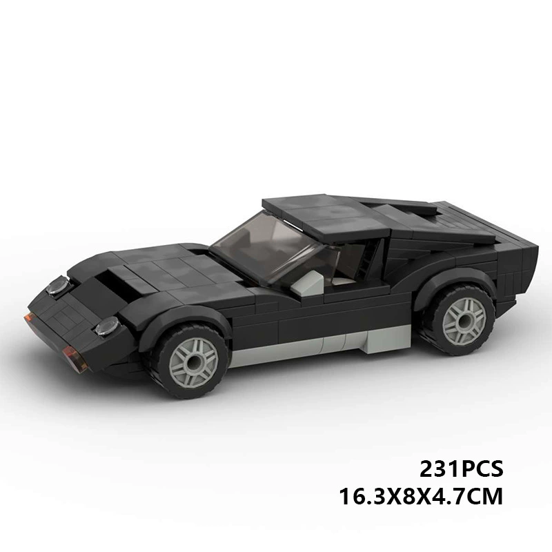 Lego, constructor, retro creative racing car, toy, set, DIY, small particles, training
