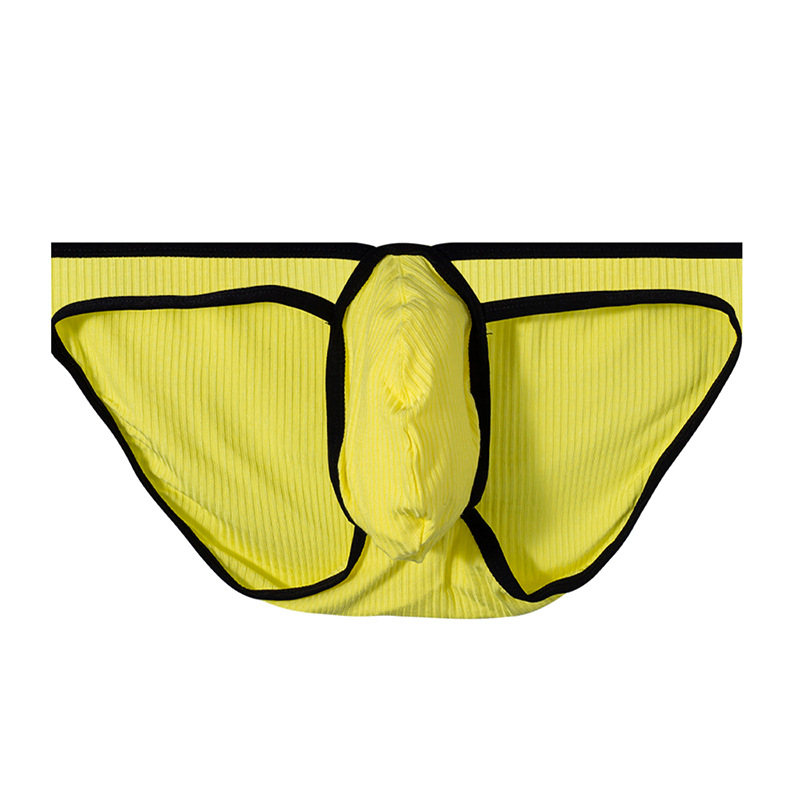 ADANNU triangle shorts men's low waist sexy cotton U convex bag bikini triangle men's underwear