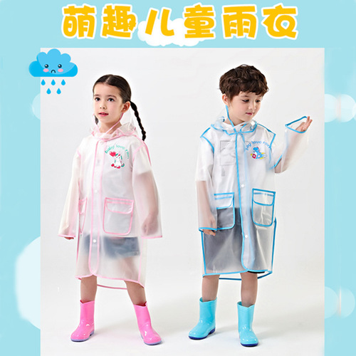 Children's raincoat, unisex kids' kindergarten Ultraman dinosaur soft strap backpack wholesale, small kids' raincoat, girls' primary school students