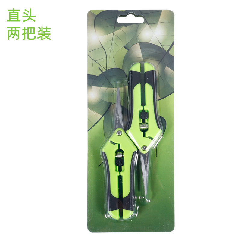 Yangjiang fábrica al por mayor de acero inoxidable tijeras de jardín tijeras de recolección de frutas tijeras de uva tijeras de poda