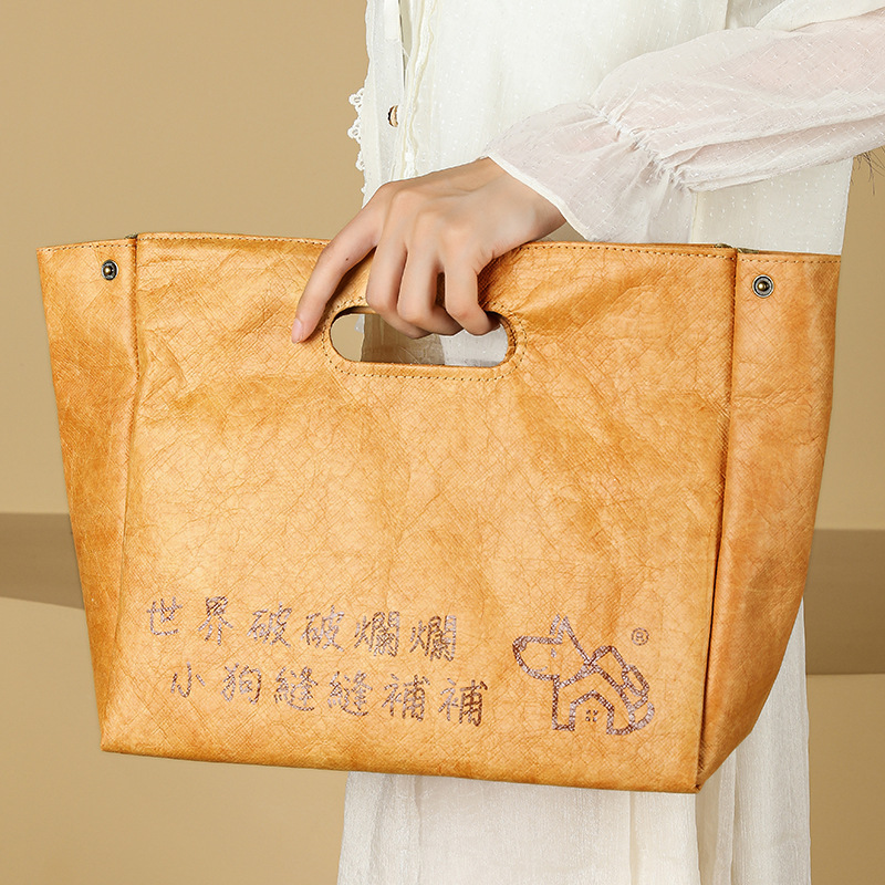 杜邦纸保鲜袋便当包防水手提袋午餐包冰袋定制logo保温袋挖孔包