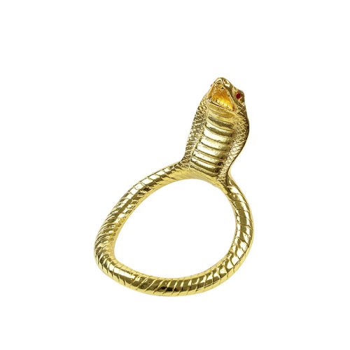 Zinc Alloy Snake-Head Locking Ring, Scrotal Weighted Ring, Bondage Accessory – Metal Ring for Men's Adult Entertainment Products, Drop Shipping Available