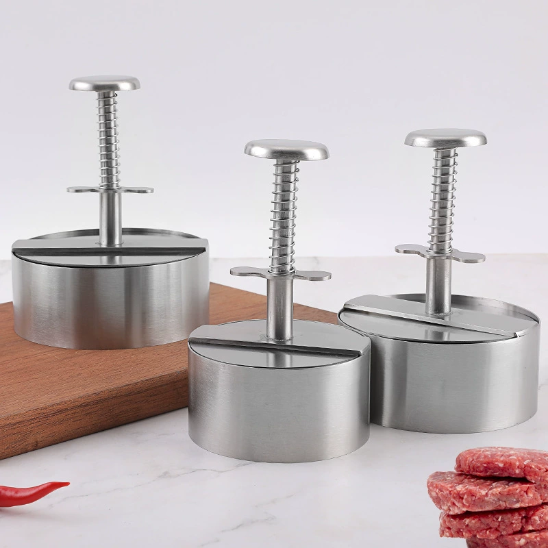 Пресс для мясных котлет из нержавеющей стали, пресс для бургеров, форма для лепки пельменей, кухонный инструмент, пищевой класс