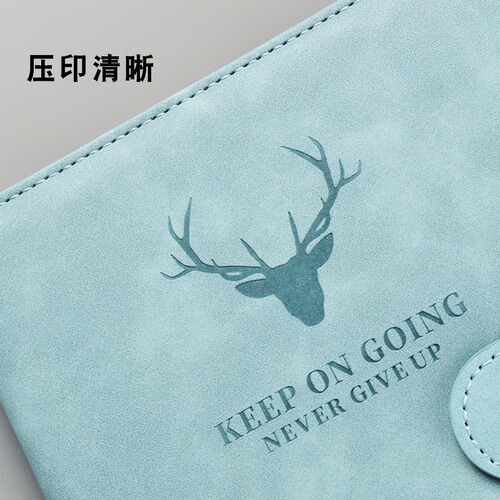 Advertising Creative A5 Deer Head Belt Clip Business Work Simple Ins Style Notebook for Students with LOGO Printing