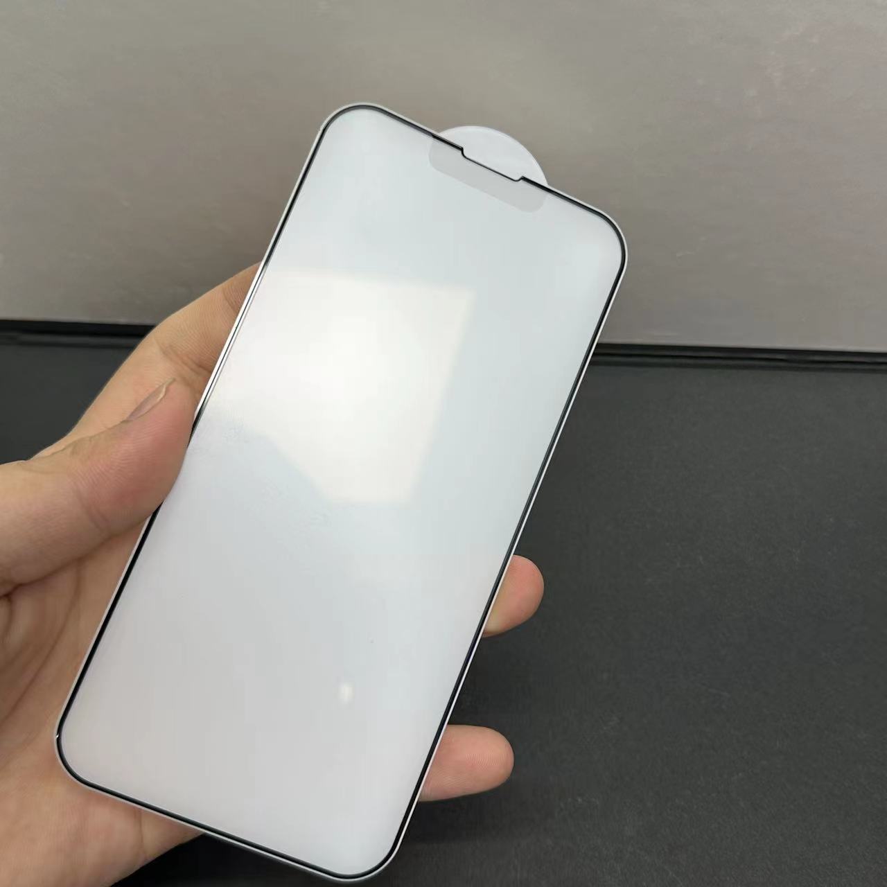 Película templada iPhone16 aplicable 16promax azul incoloro esmerilado 15plus pantalla 14 protección ocular 13 pegatinas protectoras