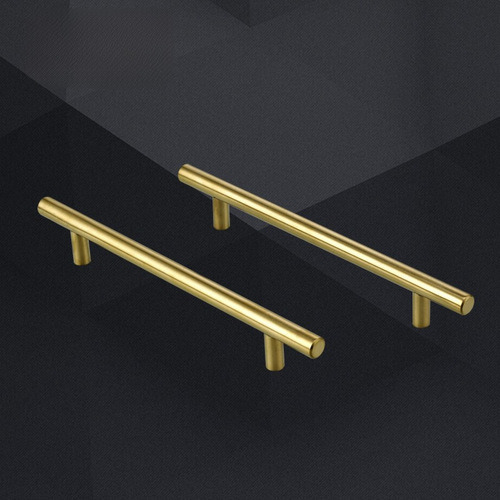 Handle for cabinet extension door, minimalist solid hollow gold black cabinet drawer surface-mounted stainless steel handle