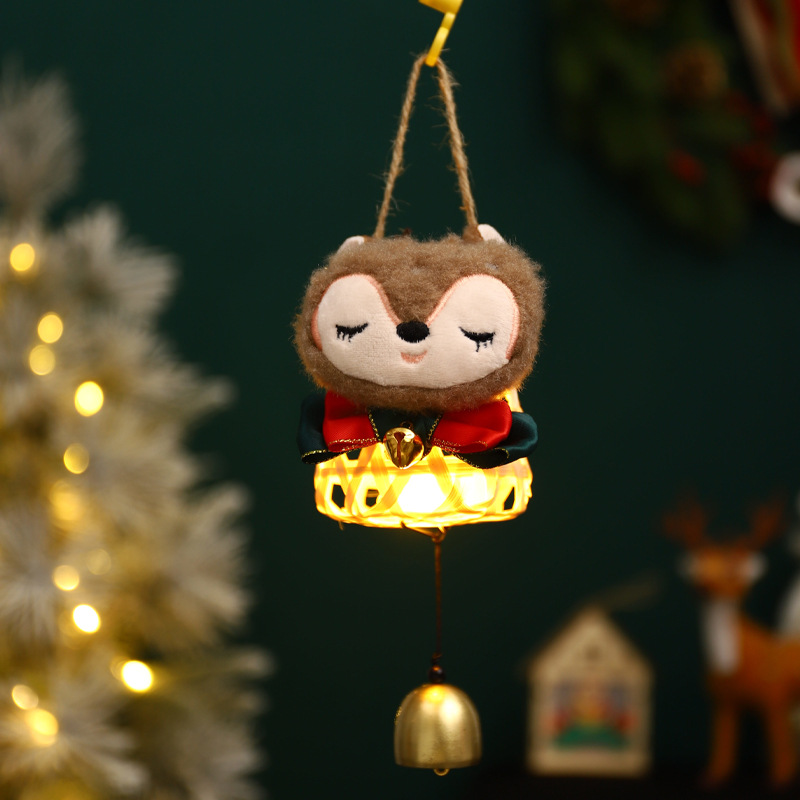 Navidad regalo de los niños hechos a mano bricolaje bambú pequeña linterna kindergarten decoraciones vacaciones puesto lámpara portátil