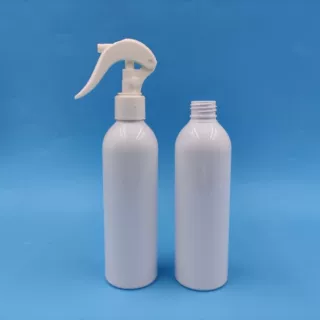 PET白色圆形塑料瓶 250ml小老鼠喷雾瓶 化妆品分装瓶 乳液包装瓶