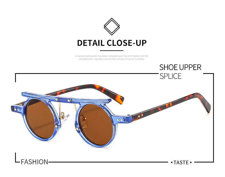 Hip-Hop Geometric PC UV400 Protection Round Frame Full Frame Women's Sunglasses display picture 2