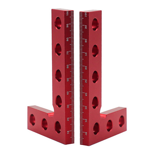 Carpentry square ruler, aluminum alloy 90-degree angle ruler, height measuring ruler gauge L ruler