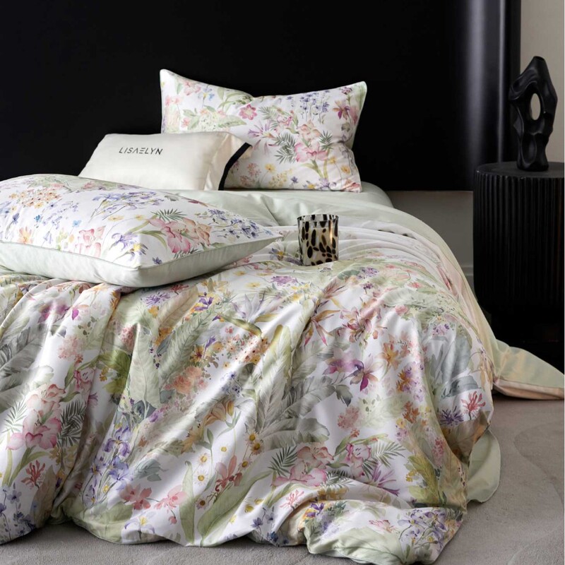 American-Style Light Luxury 100-Count Xinjiang Long-Staple Cotton Four-Piece Set, All-Cotton Digitally Printed Pima Cotton Floral Pattern Set American-Style Light Luxury 100-Count Xinjiang Long-Staple Cotton Four-Piece Set, All-Cotton Digitally Printed Pima Cotton Floral Pattern Set