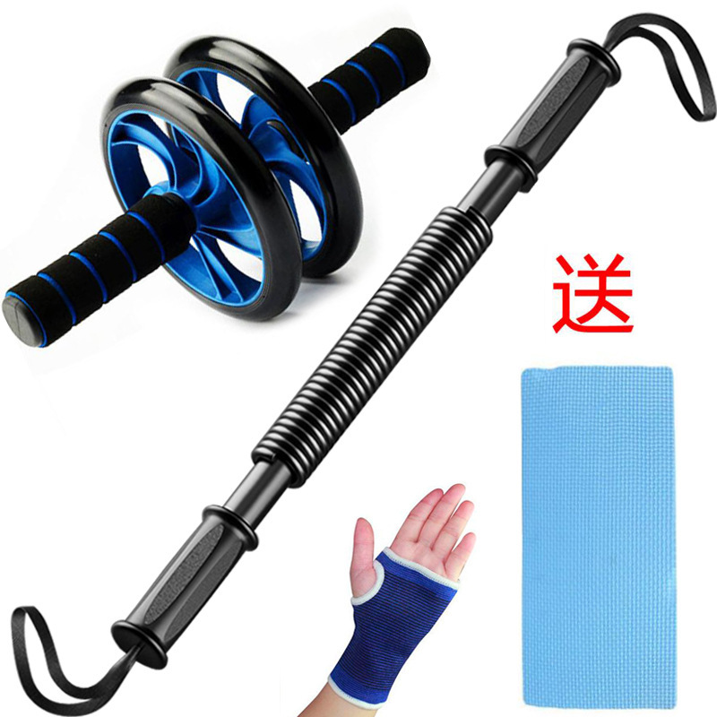 家庭用フィットネス器具腕力器スプリングラリー器代発腕力棒胸保護器健腹輪|undefined