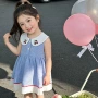 无袖薄款透气婴幼儿裙子