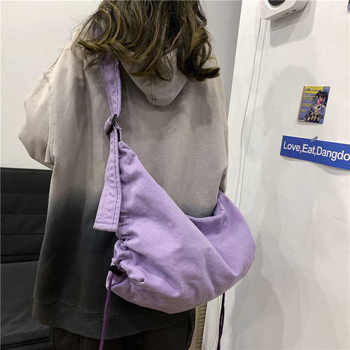Korean style literary style handbag, forest casual shoulder bag, simple crossbody bag, Harajuku high school student class bag