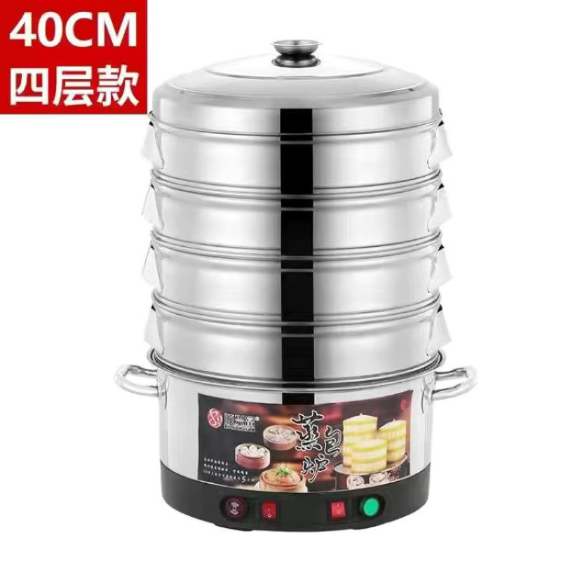 vapor eléctrico de acero inoxidable 304 vapor eléctrico multifuncional vaporizador de paquete de vapor de gran capacidad vaporizador de paquete de vapor doméstico pan al vapor