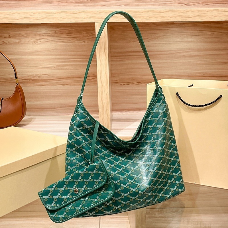 Dogtooth HOBO 脇の下バッグ女性のための 2025 新しいファッション夏ニッチ大容量ショルダーバッグ通勤女性のバッグ|undefined
