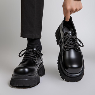 2024 Martin Shoes Men's Summer Men's Shoes Trendy Shoes Low-top All-match Casual Leather Shoes British Style Workwear Trendy Shoes 2801