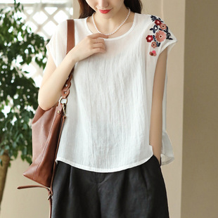 2025 New Summer Style Versatile Fashionable Casual Middle-Aged and Elderly Summer Clothes Summer Thin Sleeveless Vests and Others