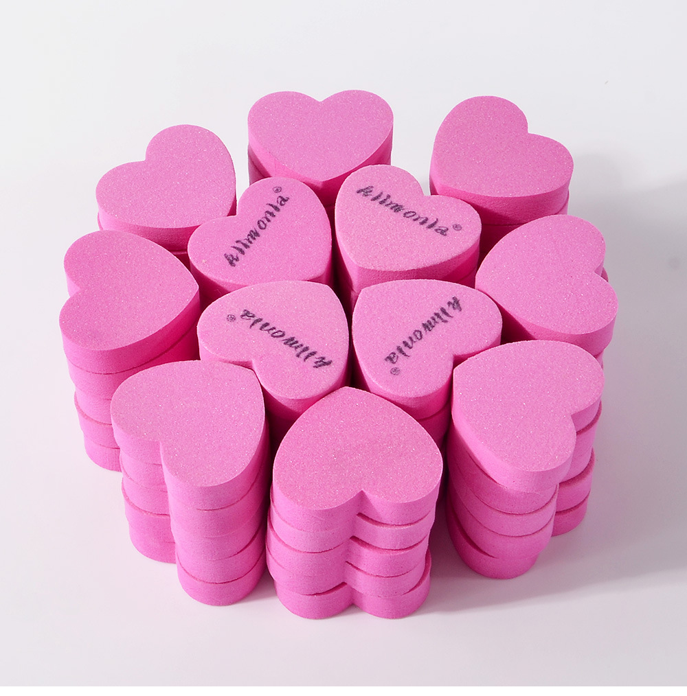 Cute Heart Shape Sponge Nail Tools 1 Piece display picture 1