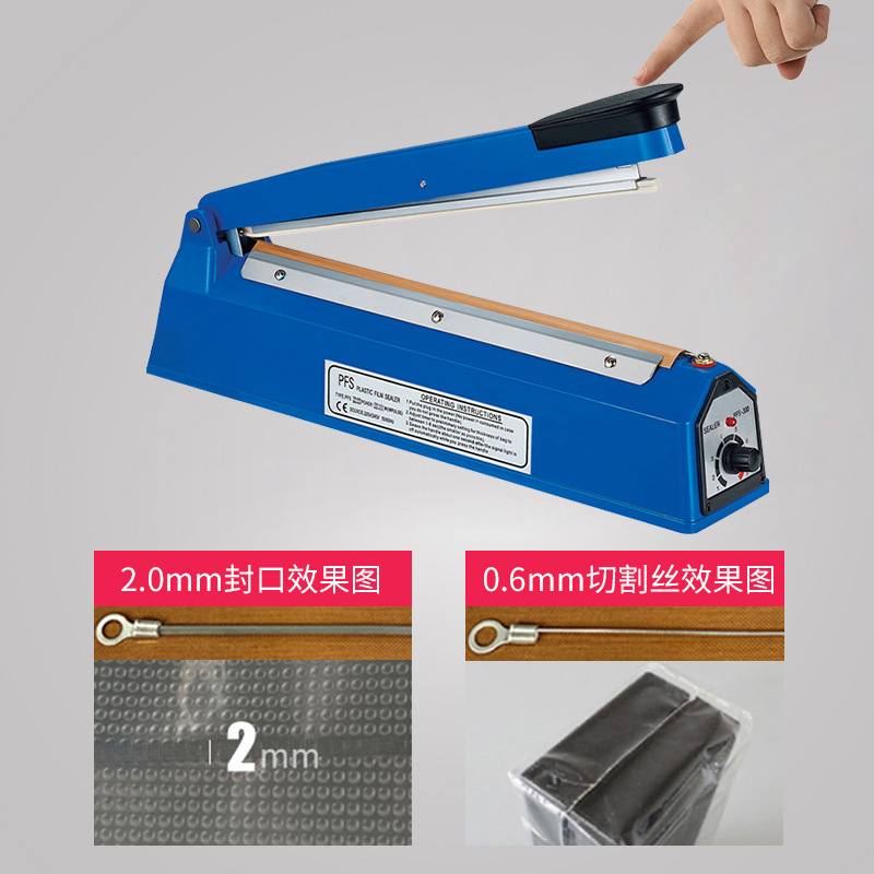 Máquina de sellado de presión de mano de Weipai bolsa de retracción máquina de encapsulación de película para teléfonos móviles máquina de sellado integrada máquina de sellado de película de retracción térmica sellado y corte
