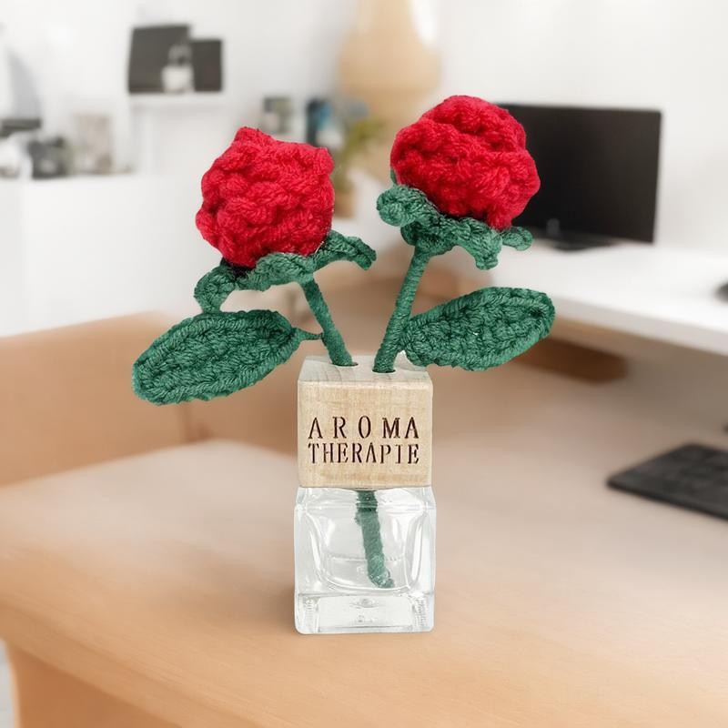 [완제품 배송] 쌍두 붉은 장미