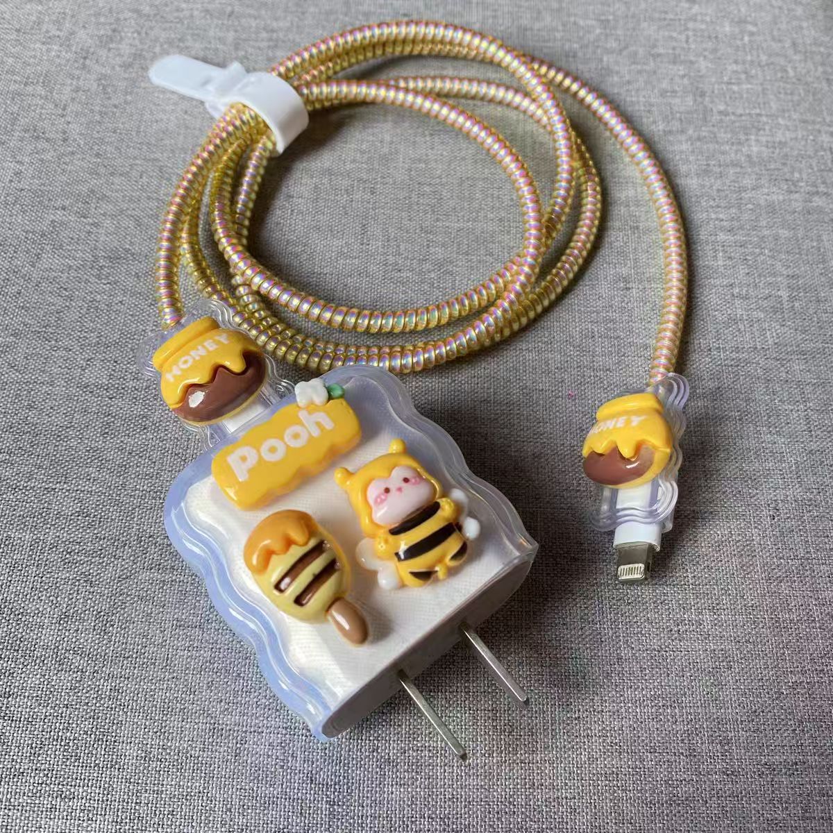 Para Apple 14 línea de datos cubierta protectora iPhone13 cargador cabezal 12promax bobinado estuche para iPad