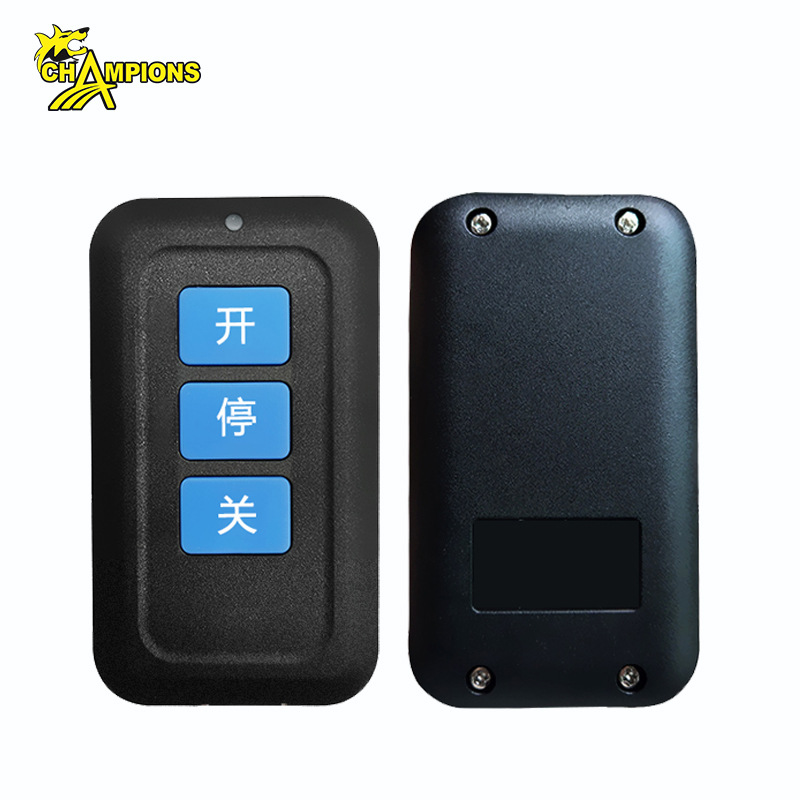 Control remoto inalámbrico de tres botones para puerta de garaje, duplicador de control remoto para puerta enrollable, control remoto de clonación de 433MHz.