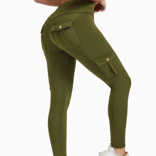 Amazon Women's Knit Work Pants, High-Waisted Women's Pants, Black, High-Elastic Pockets, Casual