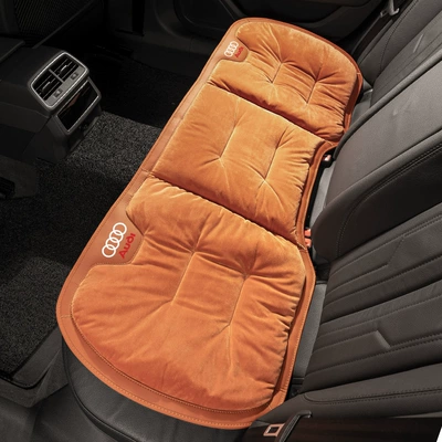 Cover Winter Seat — Seat cushion, seat cover - flannel-emma-orange-audi-rear-row-1-picture