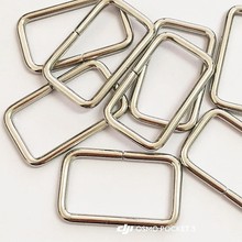 厂家供应铁线箱包五金配件方扣口字扣三角扣宠物牵引绳金属金属扣