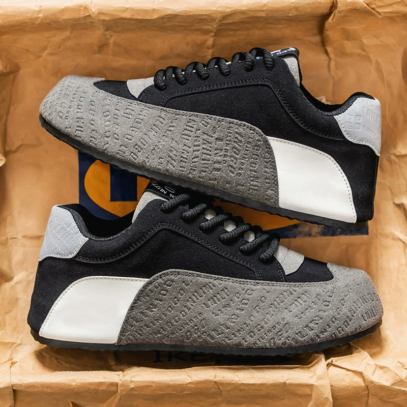 Мужская обувь Весенняя 2025 новая доска обувь взрывная мужская обувь износостойкая маленькая белая обувь мужская дикая мода повседневная спортивная обувь