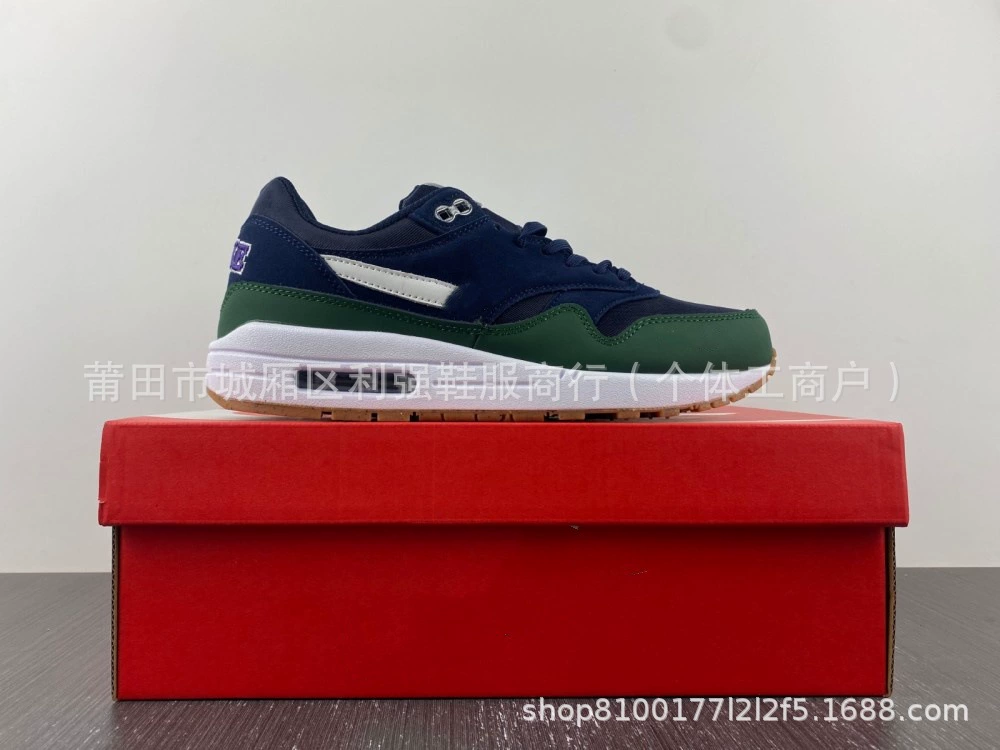 Чистый оригинальный TS x Air Max 1 световые ядра Радуга желтый крюк хаки высококачественная иностранная торговая обувь