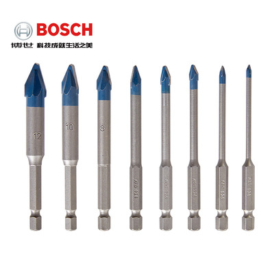 博世BOSCH电动工具附件瓷砖钻头六角柄硬质瓷砖钻头小蓝箭