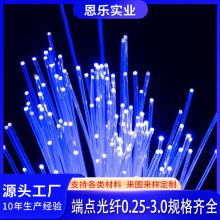 端点光纤0.25mm0.5mm0.75mm1mm1.5mm 实心软质照明导光条水母灯