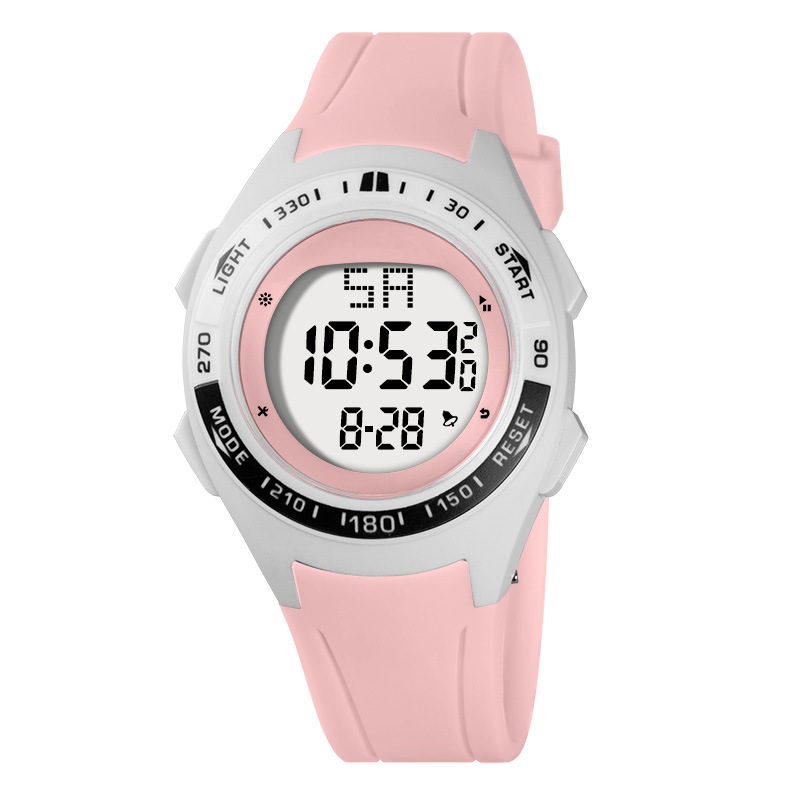 Tendencia de la escuela secundaria al aire libre relojes electrónicos relojes electrónicos de alarma de luz nocturna para estudiantes masculinos y femeninos al por mayor