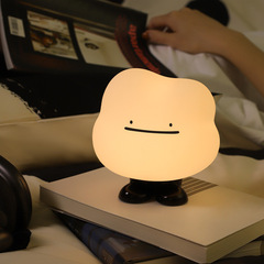 クロードシリコーンランプusb充電無極調光小夜灯子供プレゼントダブルモード暖光幻彩ストリーマ
