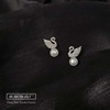 Silver needle, fashionable retro earrings, wholesale