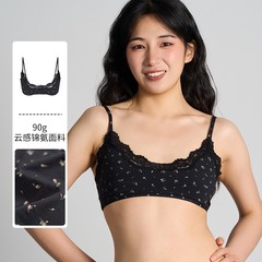 SKIMSと同じスタイルのSMALL FLOWERS LACE BRA、花柄レースのフレンチヌード感覚のノンパッドブラ