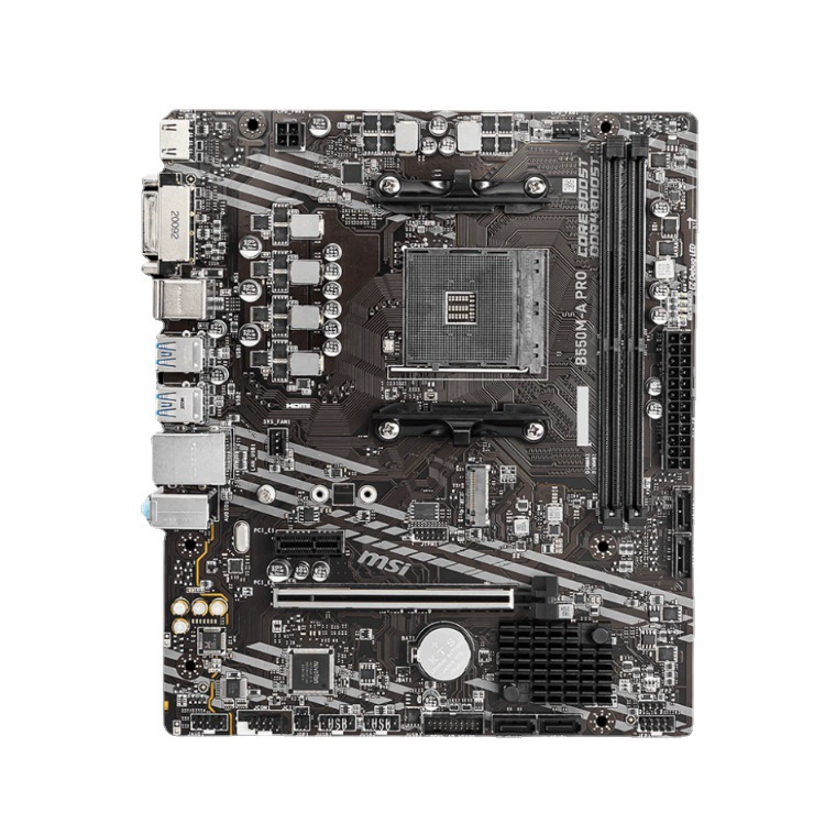 Материнская плата MSI B550M-A PRO для игрового ПК, поддерживает процессоры AMD с сокетом AM4